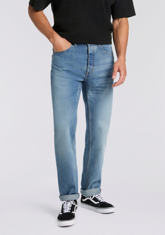 HUGO Regular-fit-Jeans Jonah Regular Fit, used washed, gerades – Bild 2 von 5