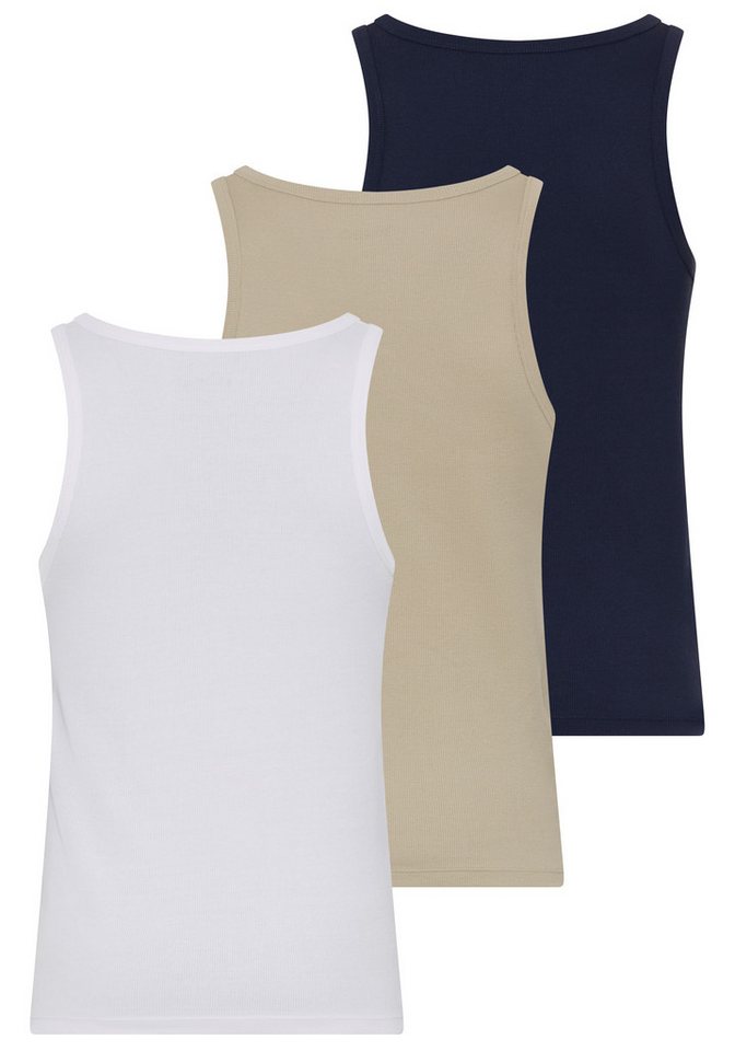 HUGO Ripptanktop (Packung, 3-tlg., 3er) Basic, Rundhals – Bild 2 von 2
