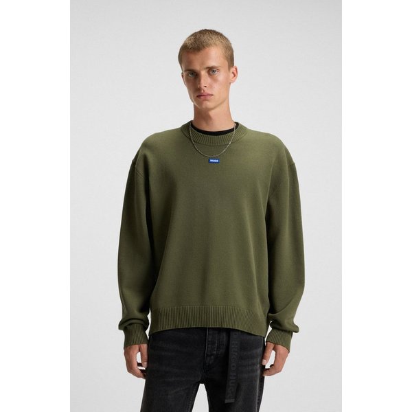 HUGO Rundhalspullover San Casey relaxed fit