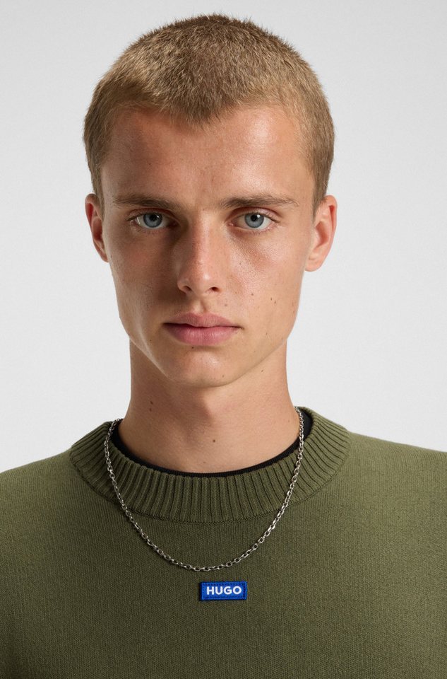 HUGO Rundhalspullover San Casey relaxed fit – Bild 2 von 5