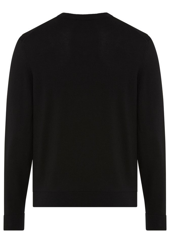 HUGO Rundhalspullover San Cassius-C2 Rundhalsausschnitt, Slim Fit, Feinstrick – Bild 5 von 5