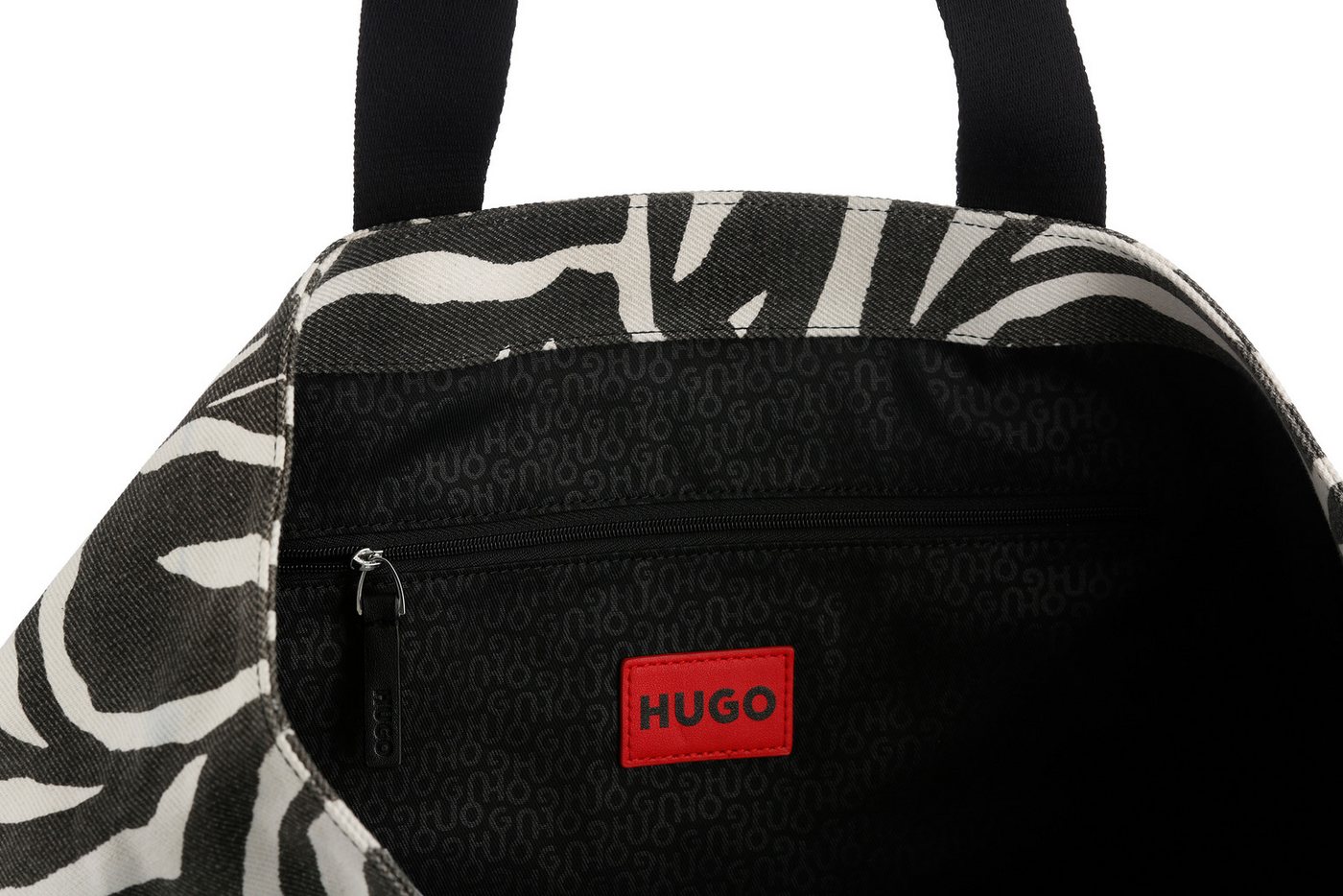 HUGO Shopper Becky, Strandtasche, Denim-Shopper, Einkaufstasche – Bild 3 von 3