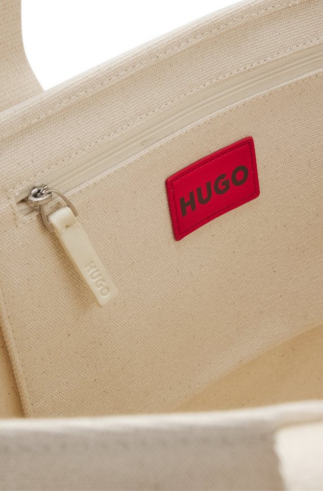 HUGO Shopper Becky, Canvas Tote Bag, Baumwoll-Canvas Shopper – Bild 4 von 5