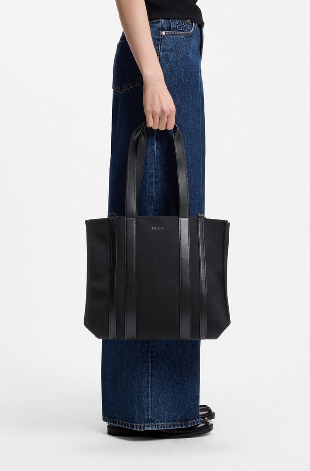 HUGO Shopper Thenah_Tote, große Umhängetasche, Schultertasche, Shoppingbag – Bild 3 von 5