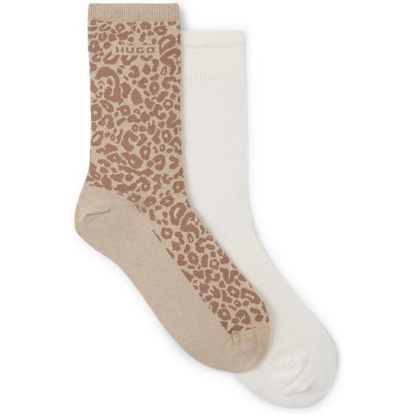 HUGO Socken LEO LOGO (Packung, 2-Paar) mit HUGO-Schriftzug