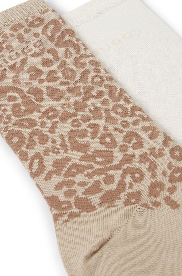 HUGO Socken LEO LOGO (Packung, 2-Paar) mit HUGO-Schriftzug – Bild 3 von 5