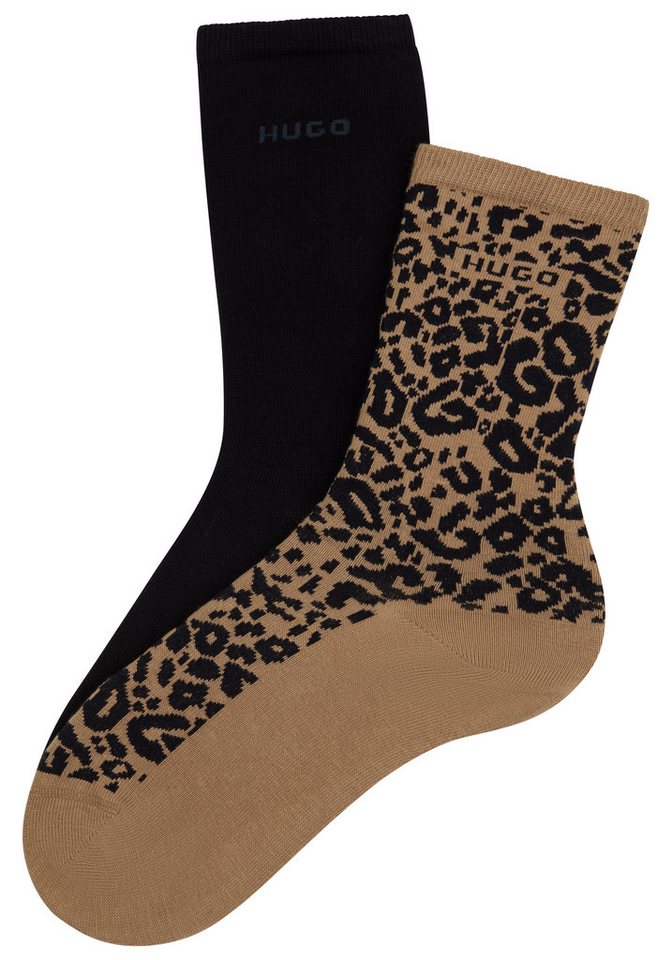 HUGO Socken LEO LOGO (Packung, 2-Paar) mit HUGO-Schriftzug – Bild 2 von 5