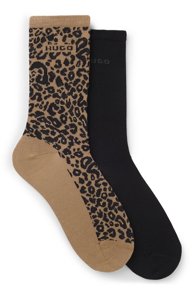 HUGO Socken LEO LOGO (Packung, 2-Paar) mit HUGO-Schriftzug – Bild 3 von 5