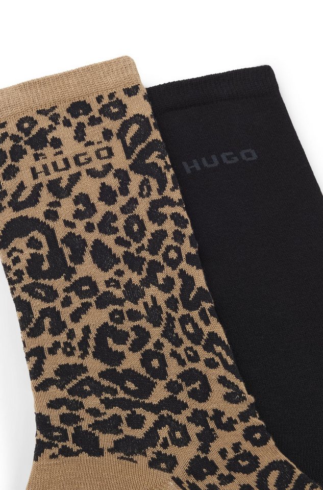 HUGO Socken LEO LOGO (Packung, 2-Paar) mit HUGO-Schriftzug – Bild 4 von 5