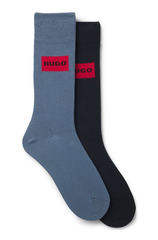 HUGO Socken RED LABEL (2-Paar) mittelhoch, verstärkte Fersen- und Zehenbereich, Rippbündchen – Bild 4 von 5
