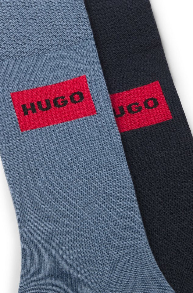 HUGO Socken RED LABEL (2-Paar) mittelhoch, verstärkte Fersen- und Zehenbereich, Rippbündchen – Bild 5 von 5