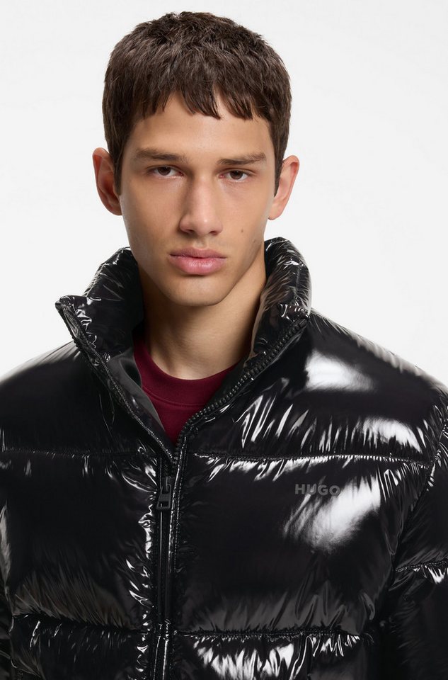 HUGO Steppjacke Baltos mit glänzendem Finish, Stehkragen, Regular Fit – Bild 2 von 5
