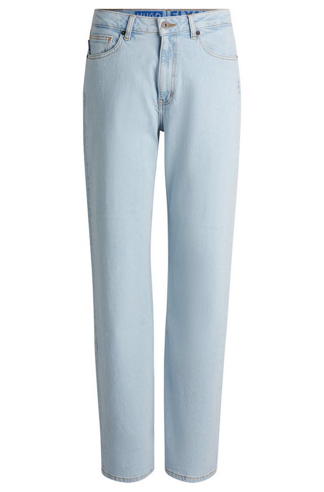 HUGO Straight-Jeans Elyah Mid Rise, extralang – Bild 5 von 5