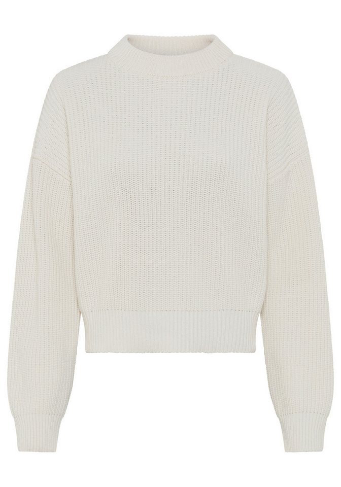 HUGO Strickpullover Slogerya mit Stehkragen, Relaxed Fit – Bild 2 von 3