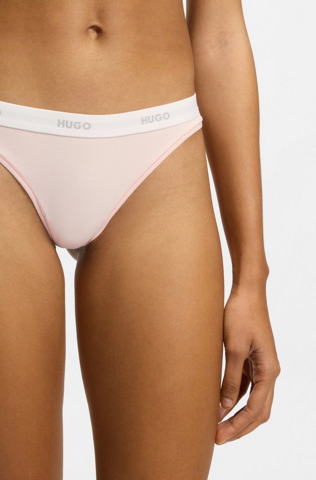 HUGO String ID aus Stretch-Baumwolle mit Logos am Bund – Bild 5 von 5