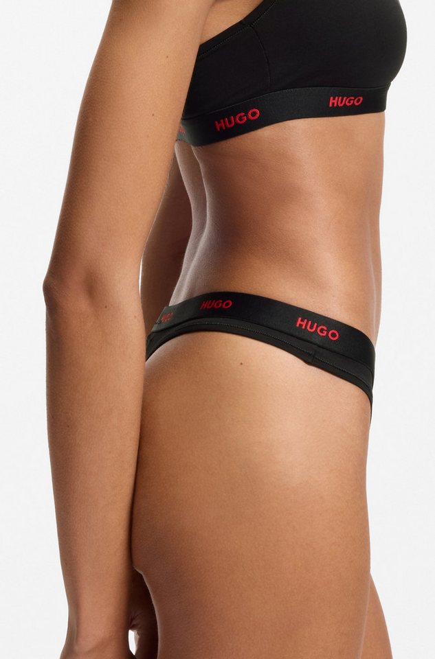 HUGO String ID aus Stretch-Baumwolle mit Logos am Bund – Bild 2 von 5