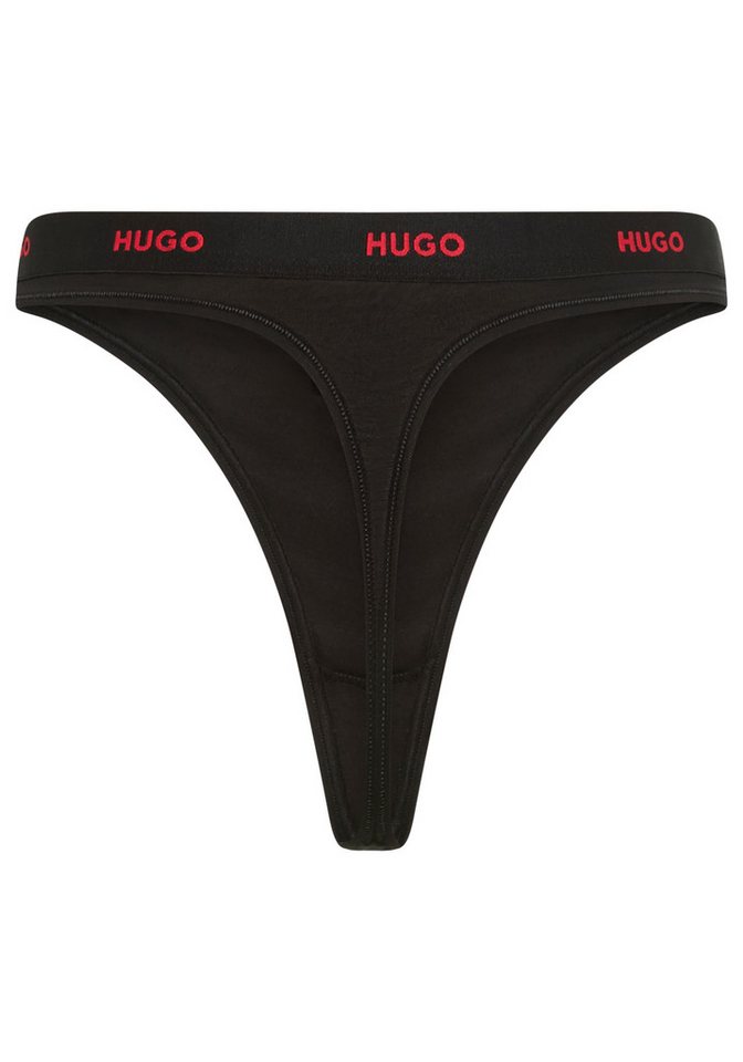 HUGO String ID aus Stretch-Baumwolle mit Logos am Bund – Bild 5 von 5