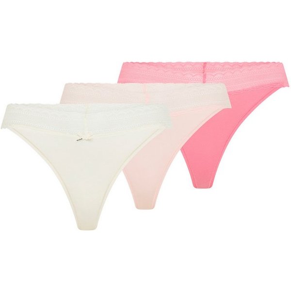 HUGO String Lace (Packung, 3-St) mit Spitzeneinsatz