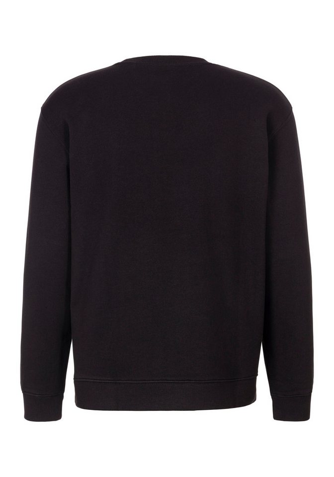 HUGO Sweatshirt Classic Crew mit Frontprint, Relaxed Fit – Bild 3 von 3