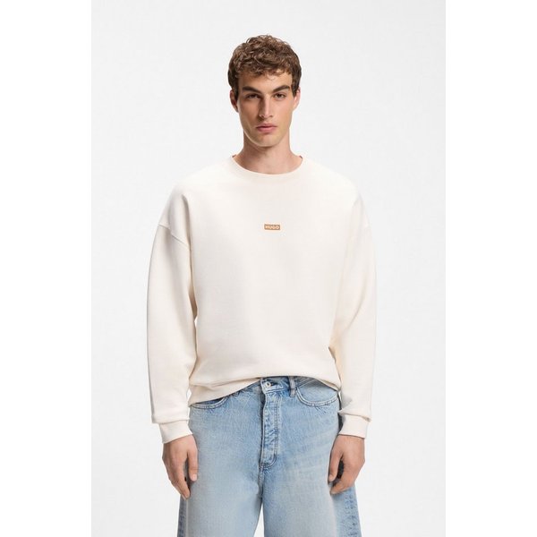 HUGO Sweatshirt Naviu mit Rückendruck