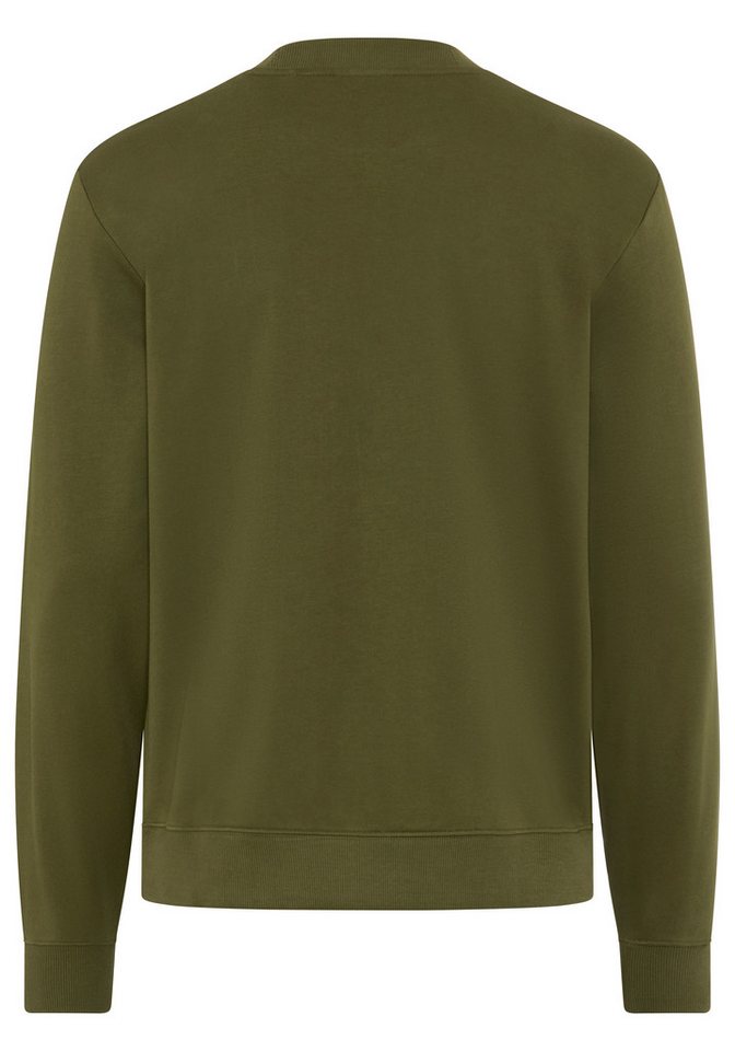 HUGO Sweatshirt Nedos Rundhalsausschnitt, Regular Fit, reine Baumwolle – Bild 2 von 2