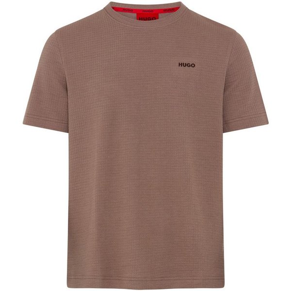 HUGO T-Shirt,Austin T-Shirt Waffelstruktur und Logo-Stickerei