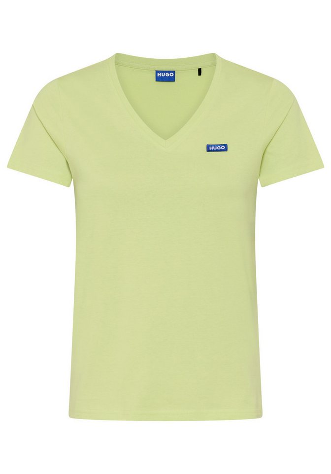 HUGO T-Shirt Classic V mit Logo, V-Ausschnitt – Bild 2 von 3