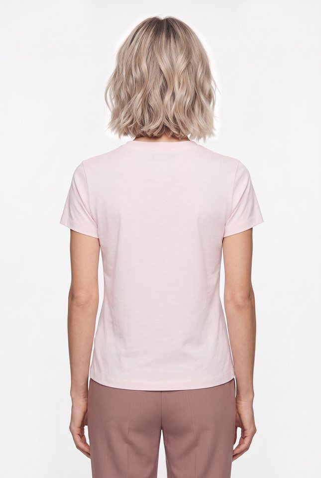 HUGO T-Shirt Damatee mit Logoschriftzug, reine Baumwolle – Bild 2 von 5