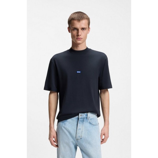HUGO T-Shirt Nieros mit Logo-Patch