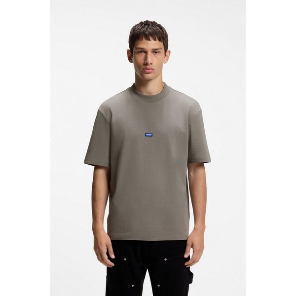 HUGO T-Shirt Nieros mit Logo-Patch