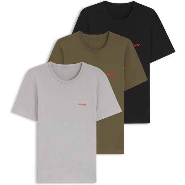 HUGO T-Shirt RN TRIPL (Packung, 3-tlg) mit Rundhalsausschnitt