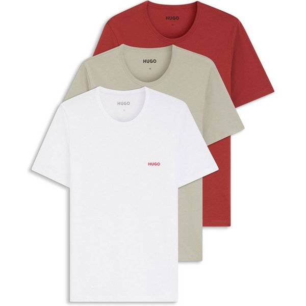 HUGO T-Shirt RN TRIPL (Packung, 3-tlg) mit Rundhalsausschnitt