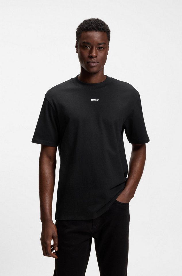 HUGO T-Shirt Rundhalsausschnitt, Relaxed Fit, Logo-Print – Bild 2 von 5