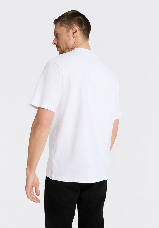 HUGO T-Shirt Rundhalsausschnitt, Relaxed Fit, Logo-Print – Bild 3 von 5
