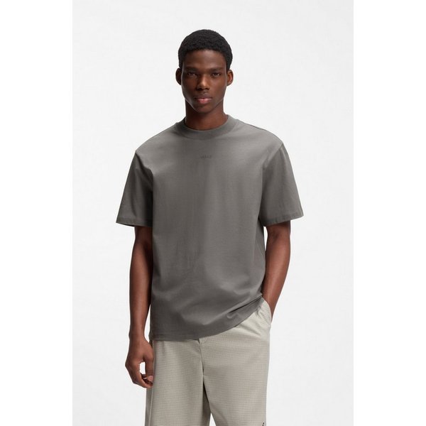 HUGO T-Shirt Rundhalsausschnitt, Relaxed Fit, Logo-Print