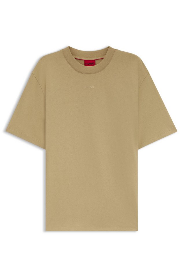 HUGO T-Shirt Rundhalsausschnitt, Relaxed Fit, Logo-Print – Bild 4 von 5
