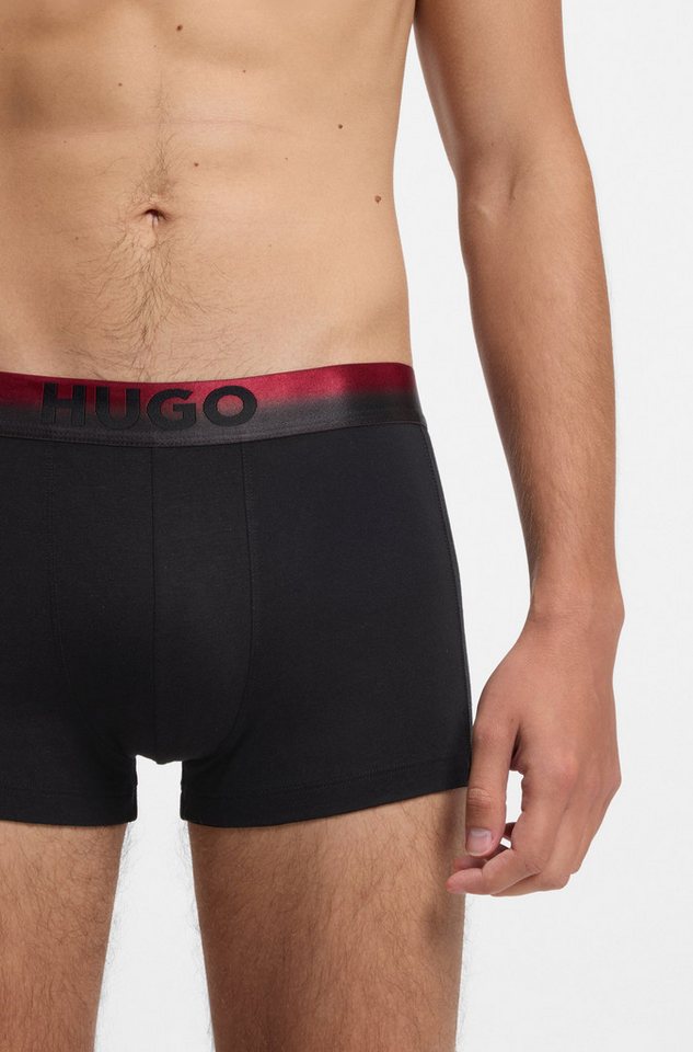 HUGO Trunk (3-St) elastischer Bund mit Sprühfärbemuster und Logo – Bild 4 von 5