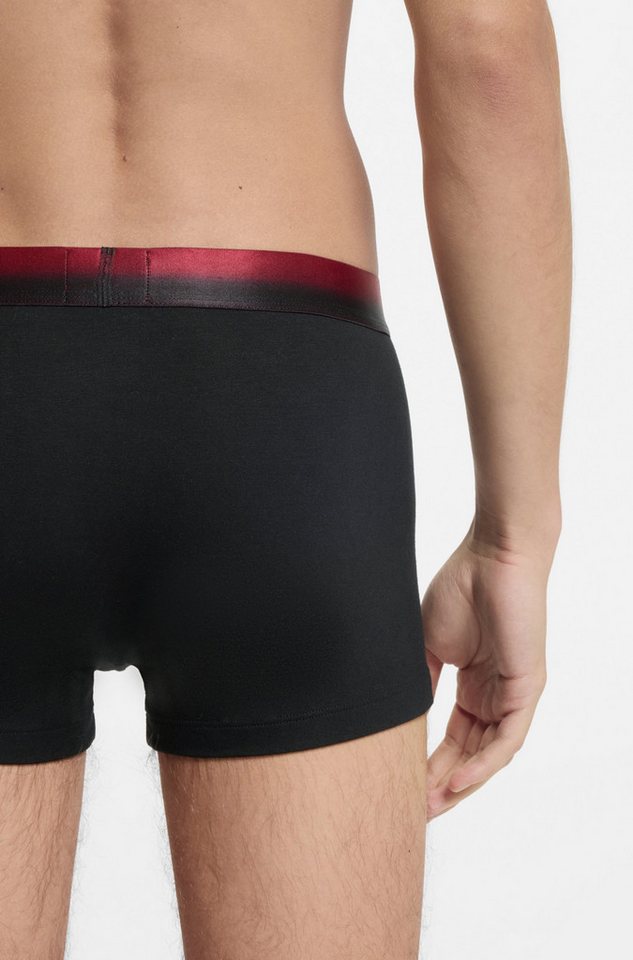 HUGO Trunk (3-St) elastischer Bund mit Sprühfärbemuster und Logo – Bild 5 von 5