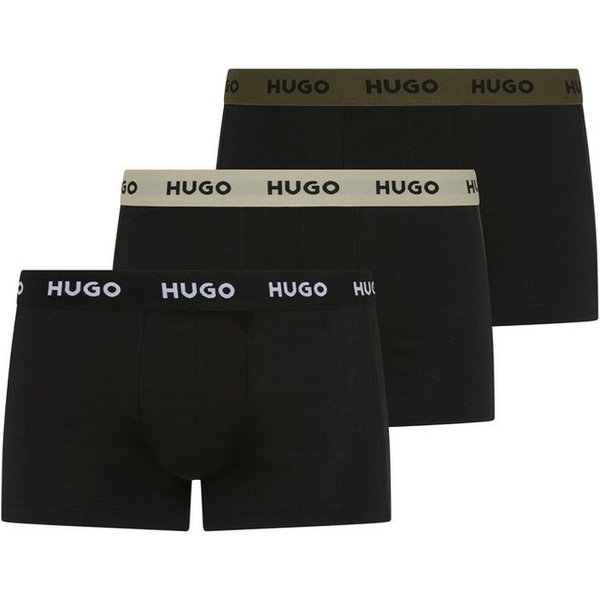 HUGO Trunk TRUNK TRIPLET PACK (Packung, 3-St) mit Logoschriftzug auf dem Bund