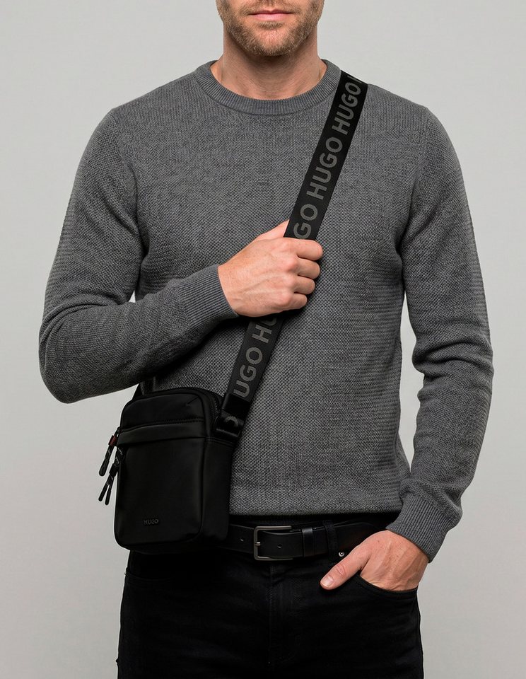 HUGO Umhängetasche AYDEN, Cross Body Bag, kleine Schultertasche mit Reißverschluss-Vorfach – Bild 2 von 3