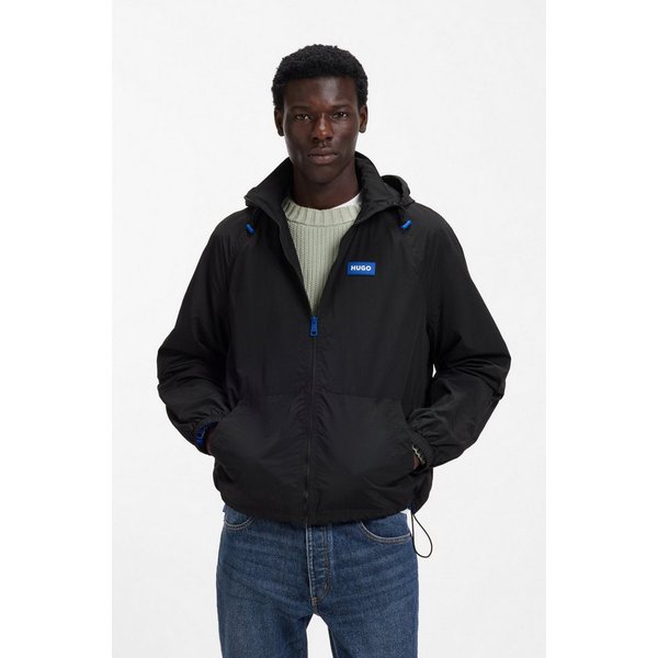HUGO Windbreaker Bento2611 abnehmbare Kapuze, Regular Fit, wasserabweisend