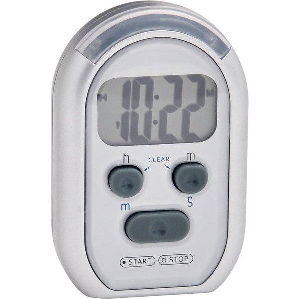 HUMANTECHNIK Küchentimer tripleBel, Timer mit Vibration und Lichtsignal für Hörgeschädigte Timer mit blinkenden LEDs und Vibration