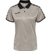HUMMEL Damen Polo AUTHENTIC FUNCTIONAL, Größe S in Grau