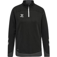 HUMMEL Damen Sweatshirt hmlLEAD, Größe XL in Schwarz