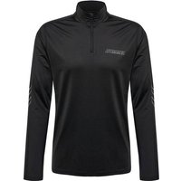 HUMMEL Herren Rolli hmlTE STRENGTH PL HALF ZIP, Größe XXL in Schwarz