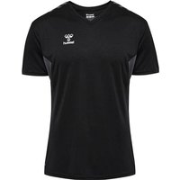 HUMMEL Herren Shirt hmlAUTHENTIC PL JERSEY S/S, Größe L in Schwarz