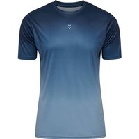 HUMMEL Herren Shirt hmlPULSE GRADIENT T-SHIRT S/S, Größe L in Blau