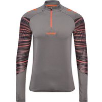 HUMMEL Herren Sweatshirt hmlBLAZE PRO TRAINING HALF ZIP, Größe XXL in Grau