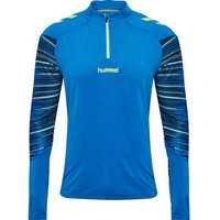 HUMMEL Herren Sweatshirt hmlBLAZE PRO TRAINING HALF ZIP, Größe XL in Blau