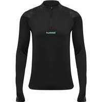 HUMMEL Herren Sweatshirt hmlBLAZE26 PRO TRAINING HALF ZIP, Größe M in Schwarz